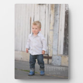 スタンド付きフォトプラークのプリント フォトプラーク (正面)