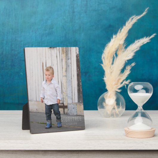 スタンド付きフォトプラークのプリント フォトプラーク (側面)