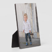 スタンド付きフォトプラークのプリント フォトプラーク (側面)