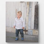 スタンド付きフォトプラークのプリント フォトプラーク (正面)