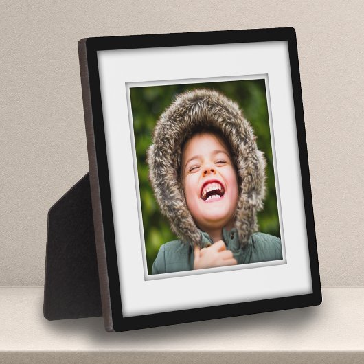 スタンド付きフォトプラークテンプレート影の象眼 フォトプラーク