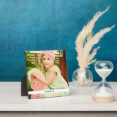 スタンド付き写真と名前プラークテンプレート フォトプラーク (インサイチュ)