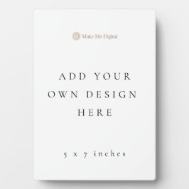 スタンド付き5x7インチプラーク フォトプラーク