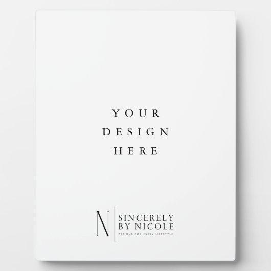 スタンド付き8x10インチ看板 フォトプラーク (正面)