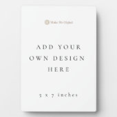 スタンド付き 5x7インチ プラーク (正面)