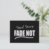 スタンド強いフェードノートハガキ ポストカード (スタンド正面)