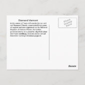 スタンナードバーモント教会 ポストカード (裏面)