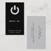 スタンバイ（オン/オフボタン） 名刺 (正面/裏面)