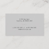 スタンバイ(オン/オフボタン) 名刺 (裏面)