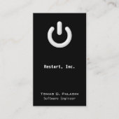 スタンバイ(オン/オフボタン) 名刺 (正面)