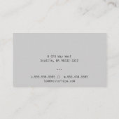 スタンバイ 名刺 (裏面)