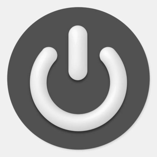 スタンバイ（電源）ボタン ラウンドシール (正面)