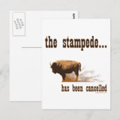 スタンピードが切れた ポストカード (正面/裏面)