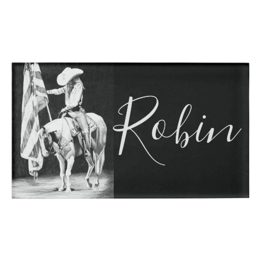 スタンピード祈りの言葉(ボールペン) 名札 (正面)