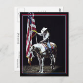 スタンピード祈りの言葉(赤、白、青縁ど) ポストカード (正面/裏面)