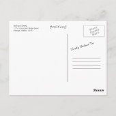 スタンピード祈りの言葉(赤、白、青縁ど) ポストカード (裏面)