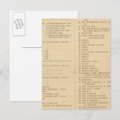 スタンフォードのロンドン世界地理地図帳 ポストカード (正面/裏面)