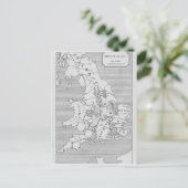 スタンフォードイギリスの地図 ポストカード (スタンド正面)