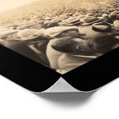 スタンフォードカルサッカー写真1926 ポスター (角)