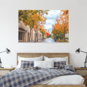 スタンフォードキャンパス秋 キャンバスプリント (インサイチュ (寝室))