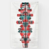 スタンフォードコネチカット天窓 横断幕 (縦)