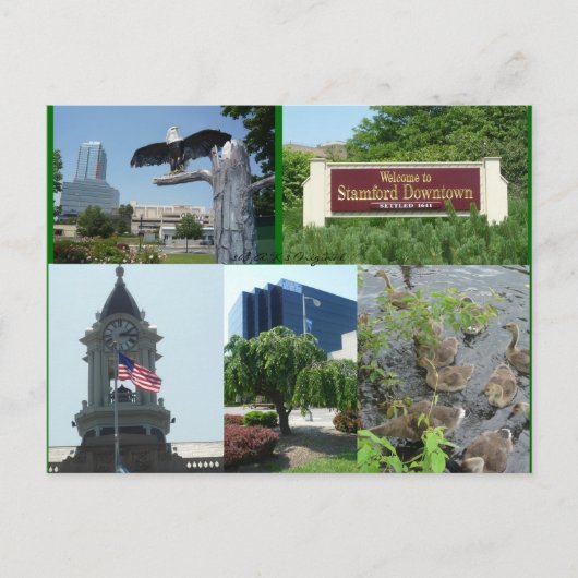 スタンフォードダウンタウンセンターポストカード ポストカード (正面)