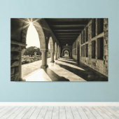 スタンフォードホールウェイ キャンバスプリント (インサイチュ (ウッドフロア))