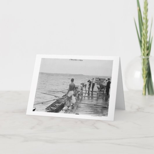 スタンフォードローイングクルーチーム写真 カード (正面)