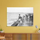 スタンフォードローイングクルーチーム写真 キャンバスプリント (インサイチュ (リビング))