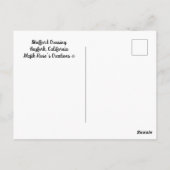 スタンフォード交差点….. ポストカード (裏面)