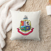 スタンフォード国旗（コネチカット） クッション (ブランケット)