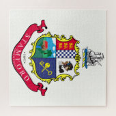 スタンフォード国旗(コネチカット) ジグソーパズル (横)