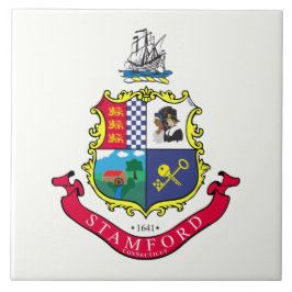 スタンフォード国旗（コネチカット） タイル