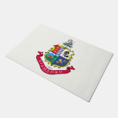 スタンフォード国旗（コネチカット） ドアマット (アングル)