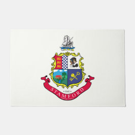 スタンフォード国旗（コネチカット） ドアマット