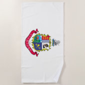 スタンフォード国旗（コネチカット） ビーチタオル (正面)