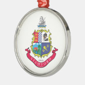 スタンフォード国旗（コネチカット） メタルオーナメント (左)