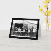 スタンフォード大学ローイングクルー1912 カード (黄色い花)