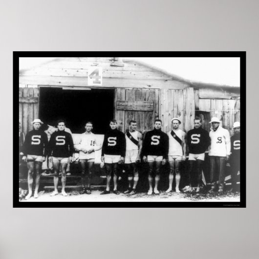 スタンフォード大学ローイングクルー1912 ポスター (正面)