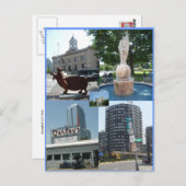 スタンフォードCtダウンタウンセンターポストカード ポストカード (正面/裏面)