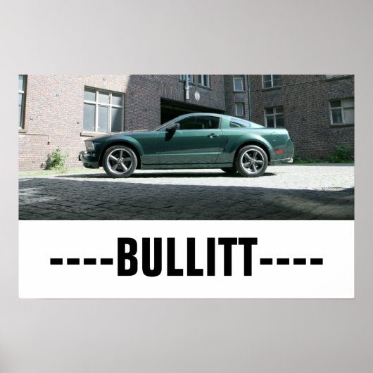 スタンブリットのポスター – BULLITT- ポスター (正面)