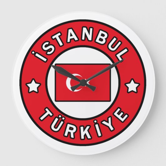 スタンブルi̇トゥルキエ ラージ壁時計 (正面)
