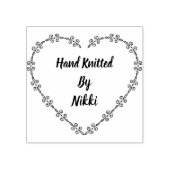 スタンプで編んだ手 ラバースタンプ (インプリント)