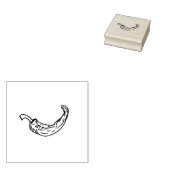 スタンプとスケッチハラペーノペッパー ラバースタンプ (押印)