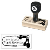 スタンプのキッチンからスプーンを測定する ラバースタンプ (押印)