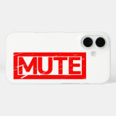 スタンプのミュート Case-Mate iPhoneケース (裏面 (横))