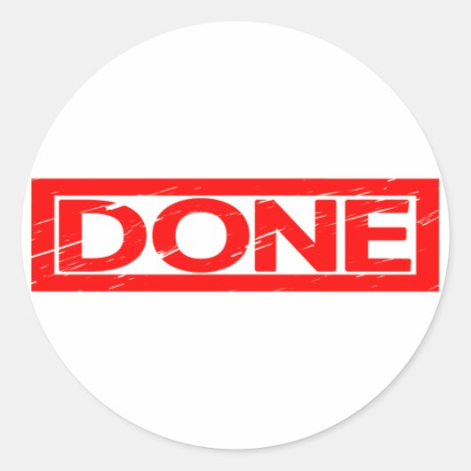 スタンプの実行 ラウンドシール (正面)