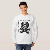 スタンプの行為の暴動のアメリカ革命 Tシャツ (正面フル)