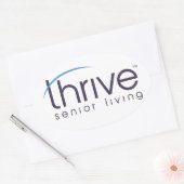 スタンプを押し上げる 楕円形シール (封筒)