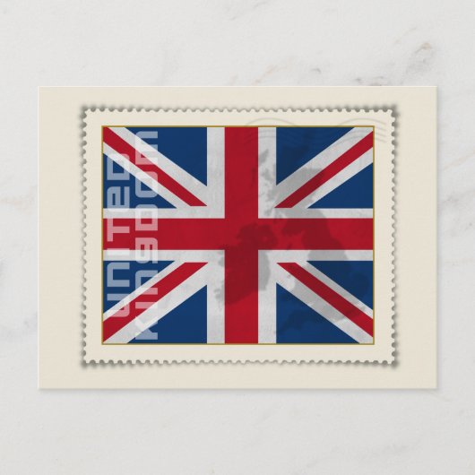 スタンプイギリス ポストカード (正面)